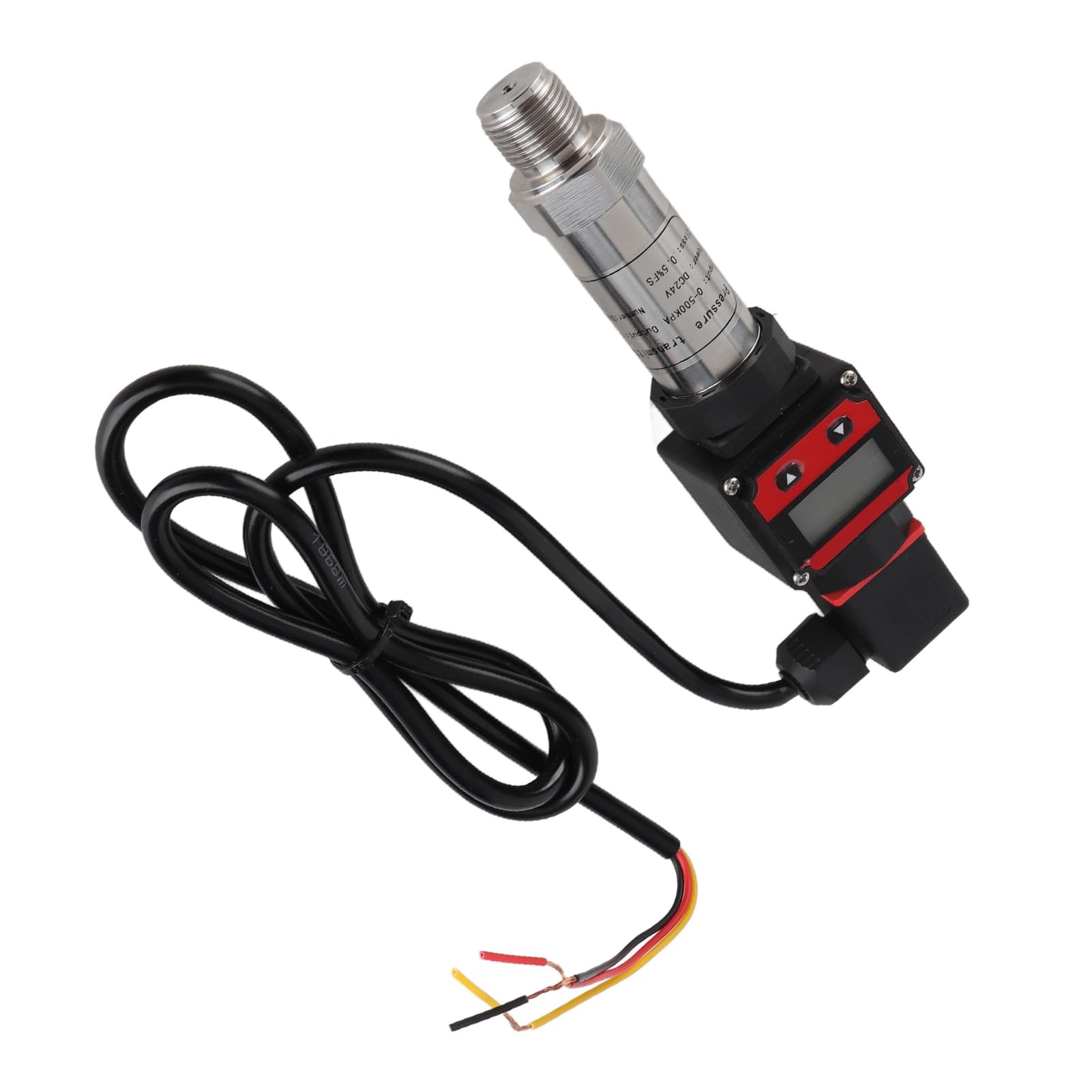 DC24V Piezoelektrischer Drucksensor 0-10V Ausgang, Silizium-Diffusionsdrucktransmitter 0-500KPa / 0-600KPa / 0-700KPa / 0-800KPa für Industrielle Überwachung (0–500 kPa)