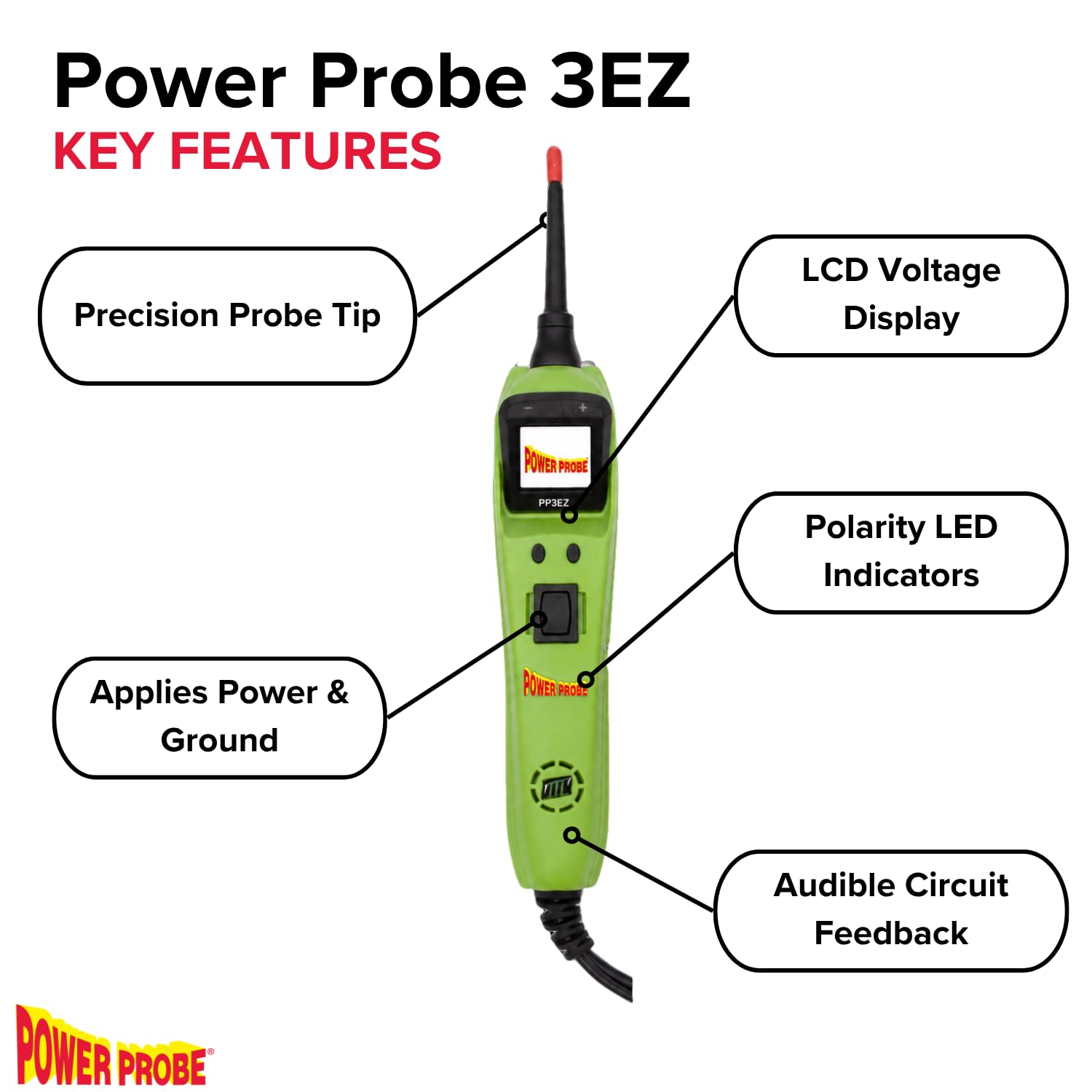 Power Probe 3EZ Circuit Tester with Diagnostic Mode (PP3EZGRNCS) — Amazon image 2