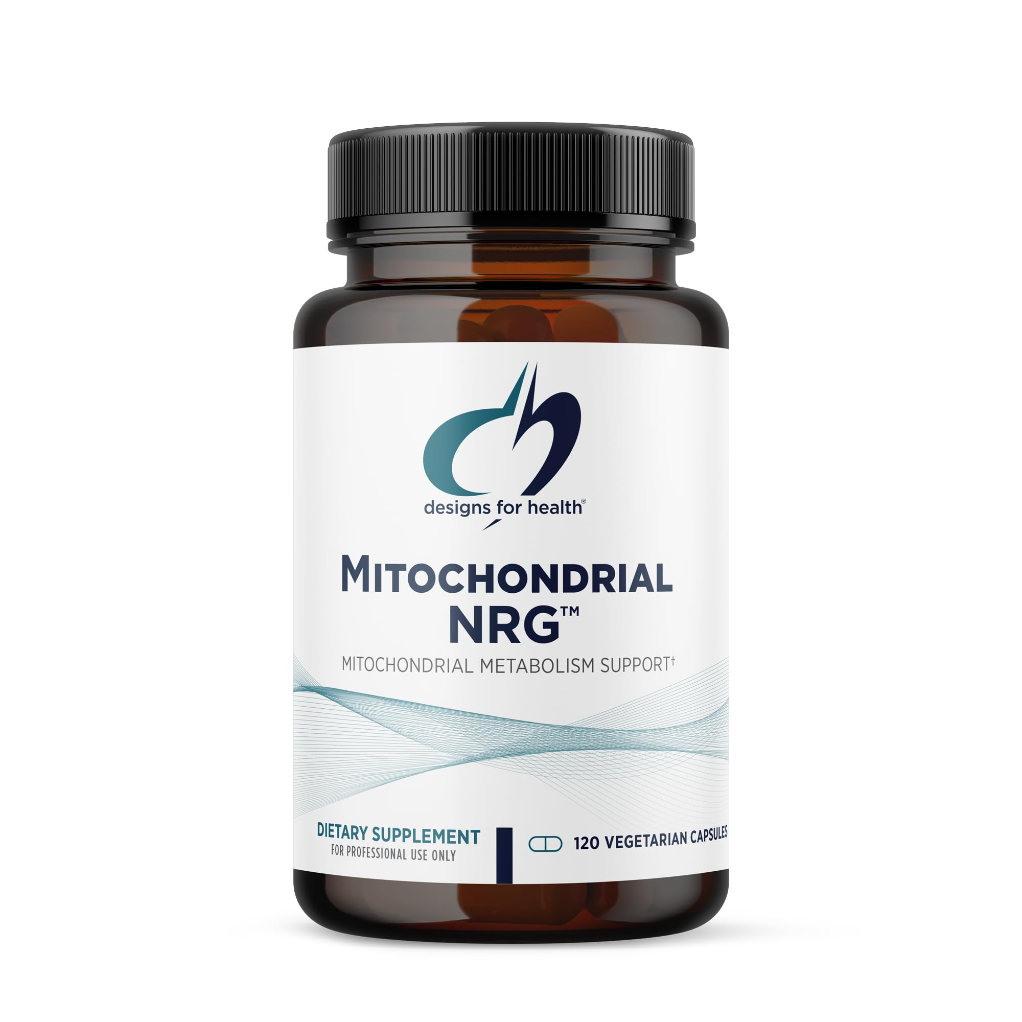 Designs for Health Mitochondrial NRG - Support Cellular Vitality + Metabolism - Mitochondria Energy Supplement with Alpha Lipoic Acid, Trans Resveratrol + Curcumin Powder (120 Vegan Capsules)