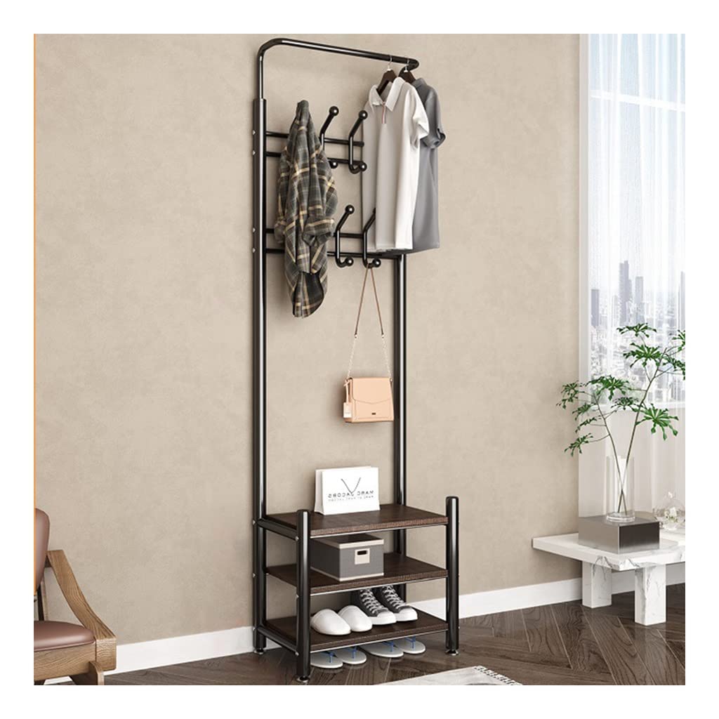 Banc de rangement d'entrée contre le désordre des vestes et souliers
