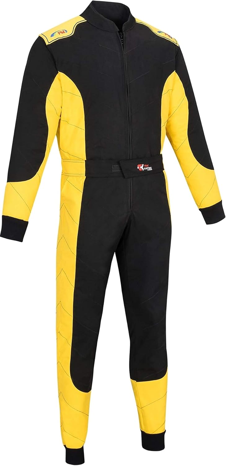 Adult Kart Racing Suit Race Rally One Piece Polycotton Karting Suit