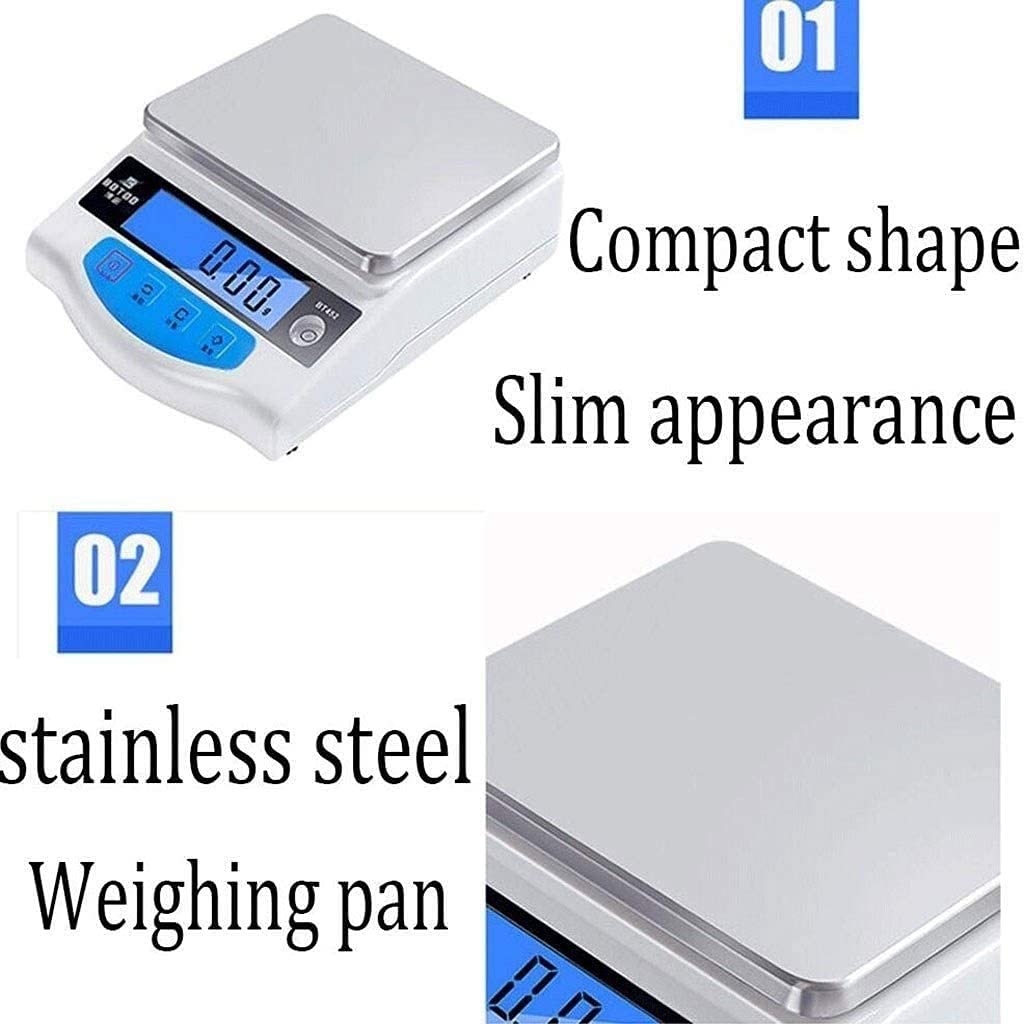 Báscula digital para alimentos, báscula de cocina, báscula digital, balanza electrónica analítica de alta precisión, báscula para joyería, báscula digital de precisión para cocina, 0Onecolor-300g/0.01