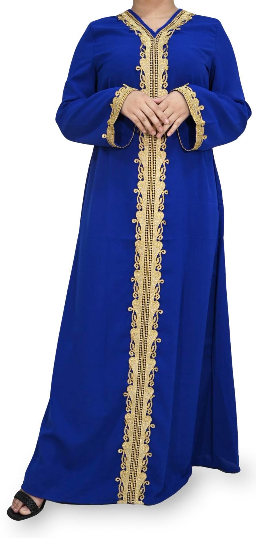Royal Blue Djellaba Dla Kobiet