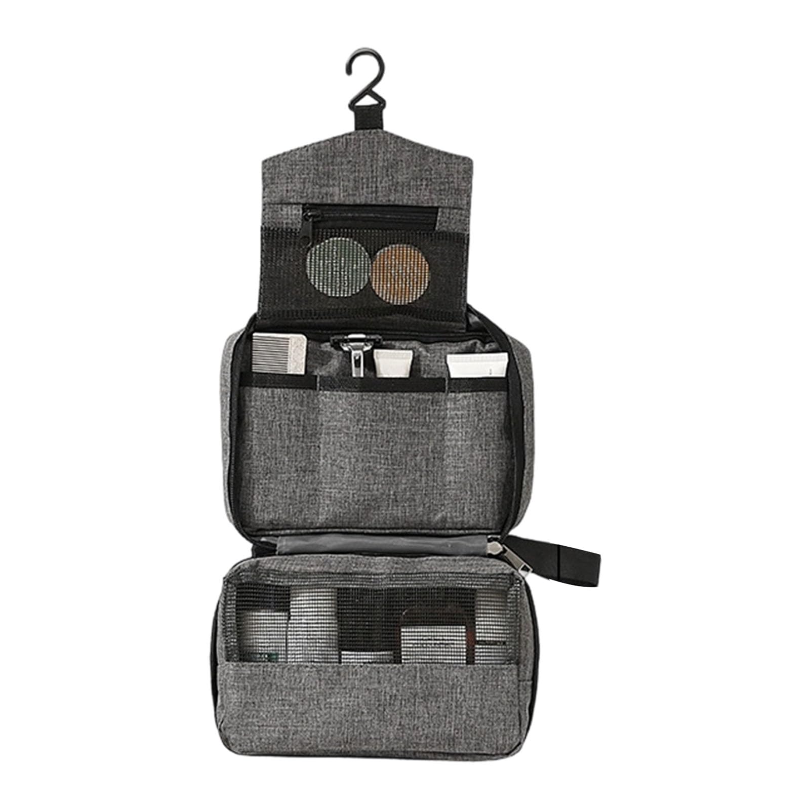 LUCKGONI Travel Toiletry Bag Featuring Dry Wet Separation Compartments Portable Waterproof For Organizing