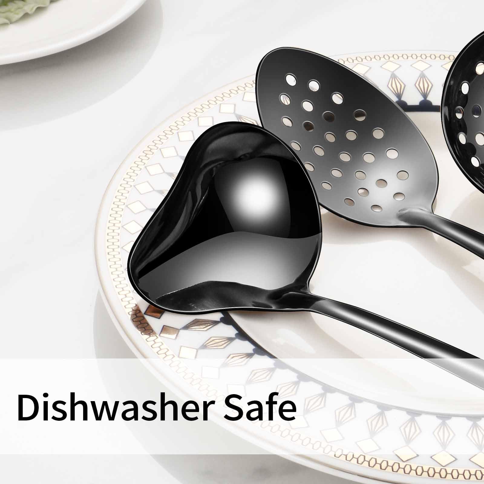 Juego de utensilios de cocina de acero inoxidable, 11 piezas