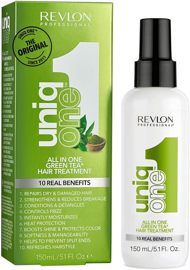Revlon Professional UniqOne - Masque cheveux en Spray 10 en 1 - Protecteur de Chaleur pour - Mise en situation et utilisation
