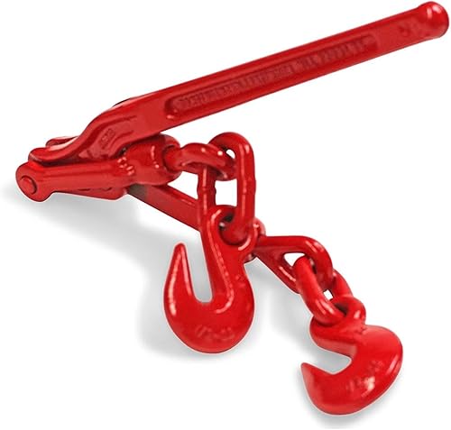 DC Cargo - Carpeta de cadena resistente de 3/8 a 1/2 pulgadas (paquete de 2), carpetas de carga con límite de carga de trabajo de 9,200 libras,