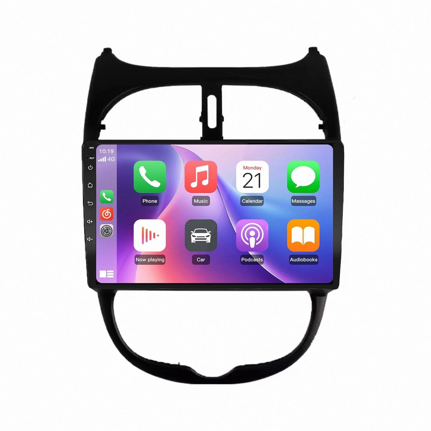 Radio Coche 2 DIN Pantalla Peugeot 206 Bluetooth Carplay Mirror Link 32G 8