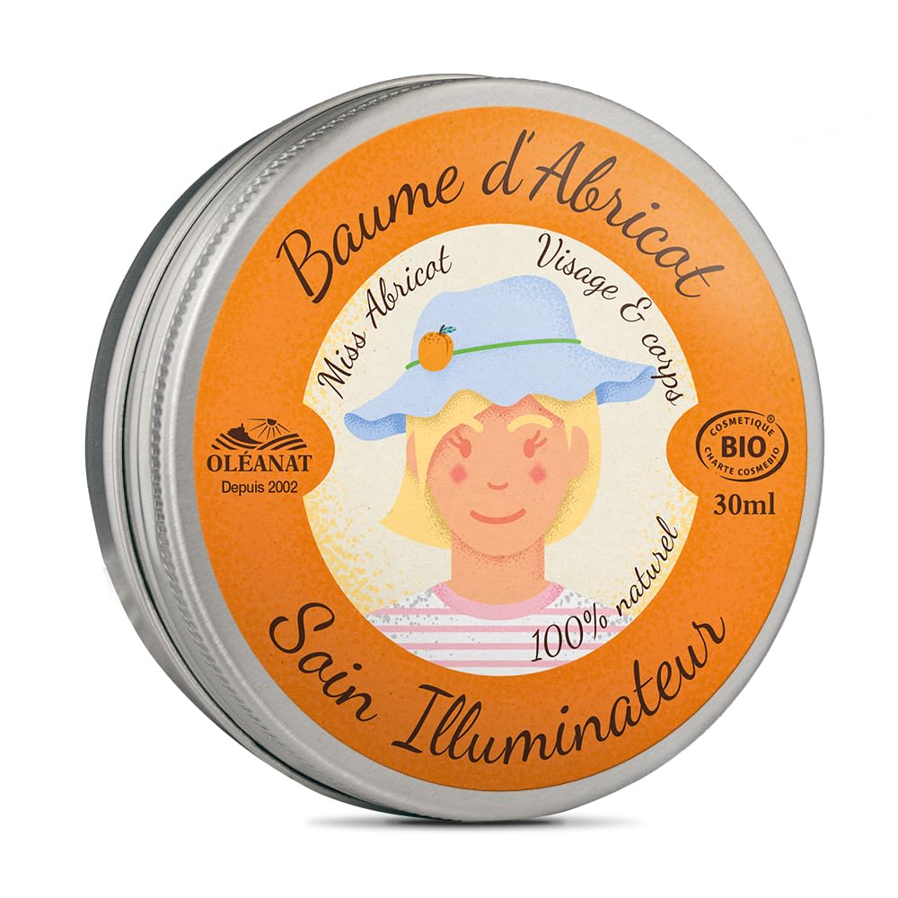 Oleanat Baume D'abricot Bio Soin illuminateur 30ml