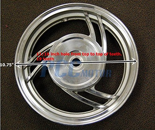PCC MOTOR 10 Inch Rear Wheel Rim Gy6 Scooters Mopeds 49 50cc TaoTao Peace New SRM02