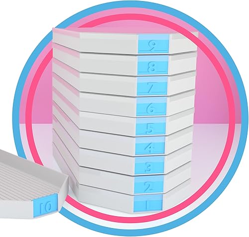 Miniatura 4 de 10 bandejas numeradas con tapas, kits de accesorios de pintura de diamantes, cuentas de joyería o regalo de manualidades para adultos y artes