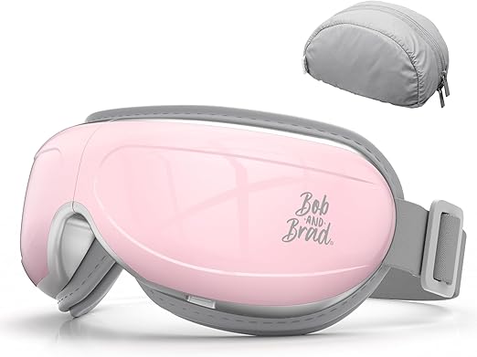 BOB AND BRAD Eye Massager FSA HSA Eligible, EyeOasis 2 Temple Massager with Heat, Smart Eye Mask for Migraine with BT Music, Reduce Dry Eyes Improve Sleep, Birthday Gifts for Women Mom Wife Girl