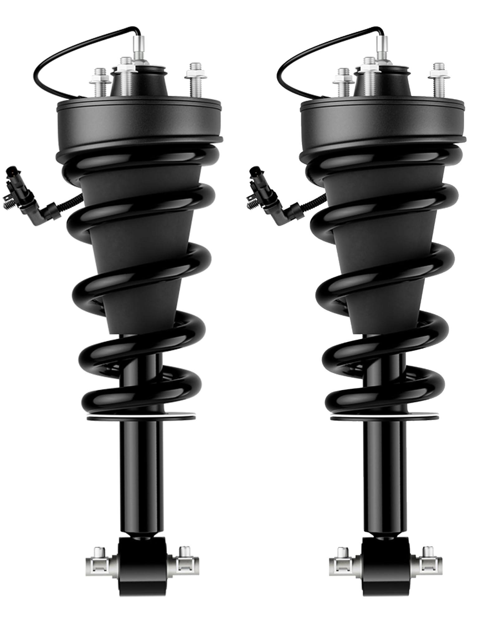 Pair Front Strut w/Magnetic Fit for 2015-2020 Cadillac Escalade ESV, for Chevy Suburban Tahoe Silverado, for GMC Yukon XL Sierra 1500 Complete Shock Absorber Assembly Replaces 84977478 84176631