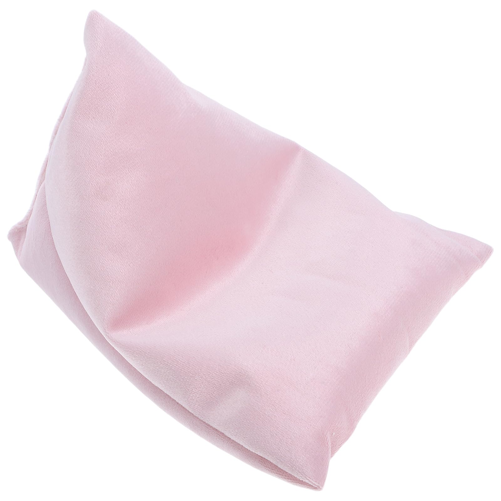 Gatuida Oreiller de Lecture Triangulaire Rose en Peluche pour Tablette