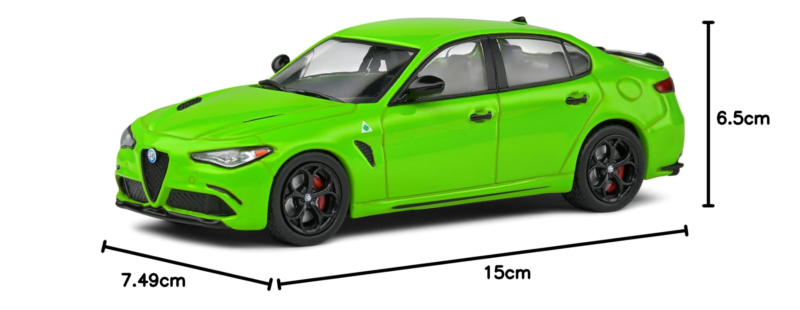 Superbe Alfa Roméo Giulia GTAm, échelle 1:18,Burago,métal, longueur