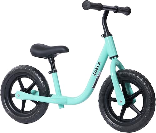 WEEROCK Bicicleta de equilibrio para niños, bicicletas de equilibrio para niños de 12 pulgadas para niños de 2 a 5 años, bicicleta sin pedales con