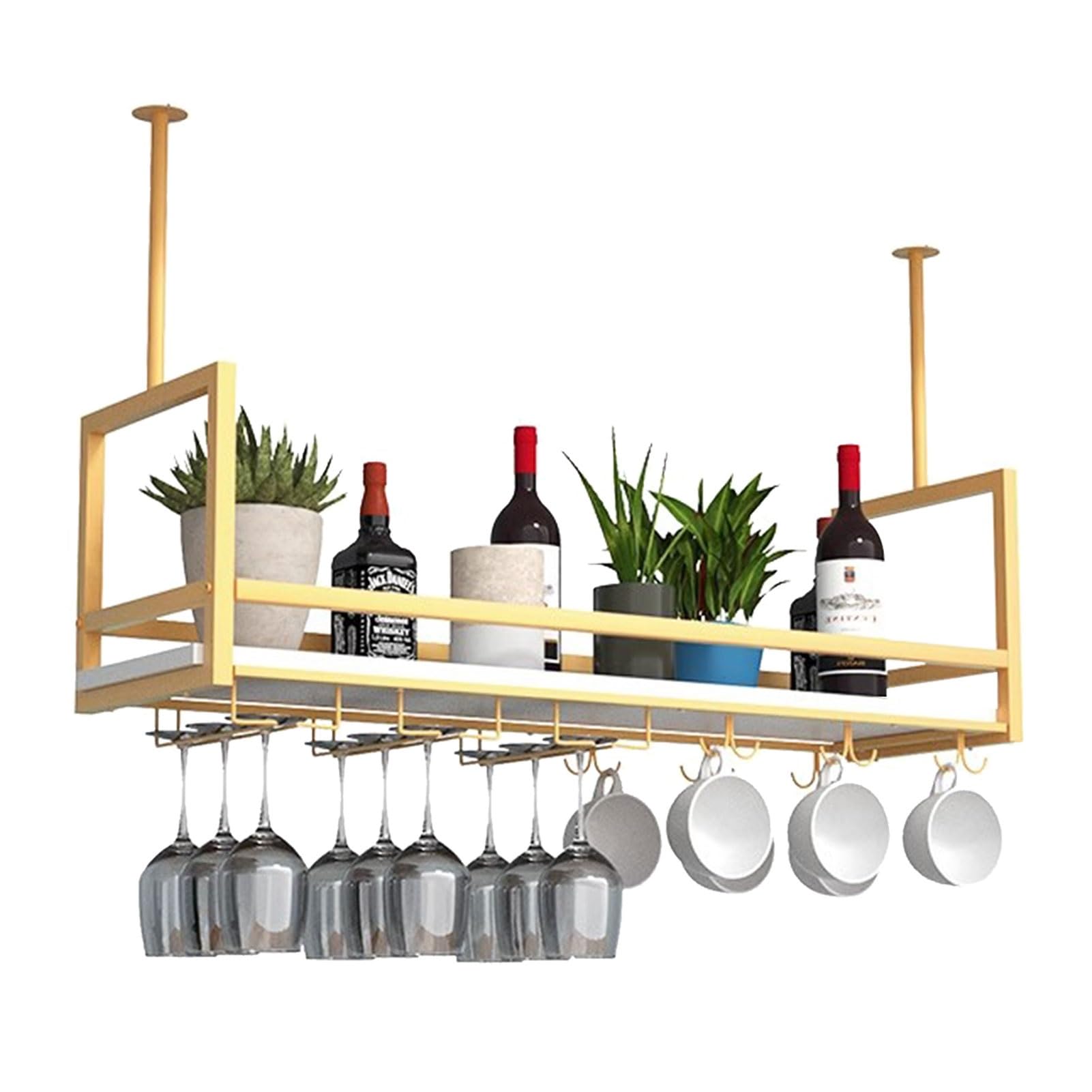Supports à verres à vin suspendus pour cuisine et bar bistrot
