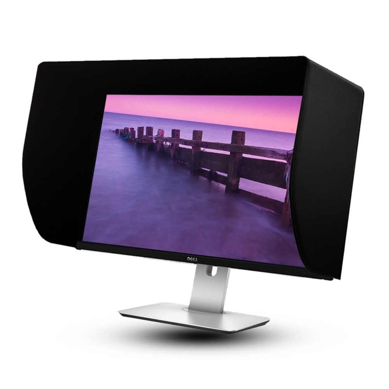 Laptop Sun Shade for Outdoor Work, Light Weight Computer Privacy Hood & Glare Shield, Foldable Shield Cover(31in/32in)