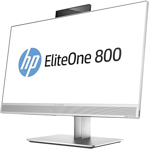 HP EliteOne 800 G3-AIO 23" FHD, Core i7-6700 3.4GHz, 16GB RAM, 512GB Unidad de estado sólido, DVDRW, Windows 10 Pro 64Bit, CAM, (renovado)