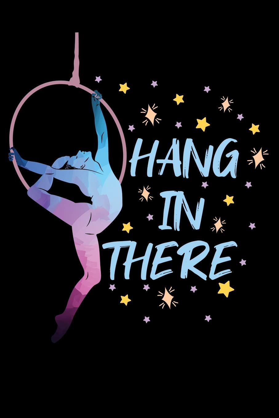 Notebook: Aerial Hoop Aerialist Gift Black Lined Journal Notebook Writing Diary - 120 Pages 6 x 9
