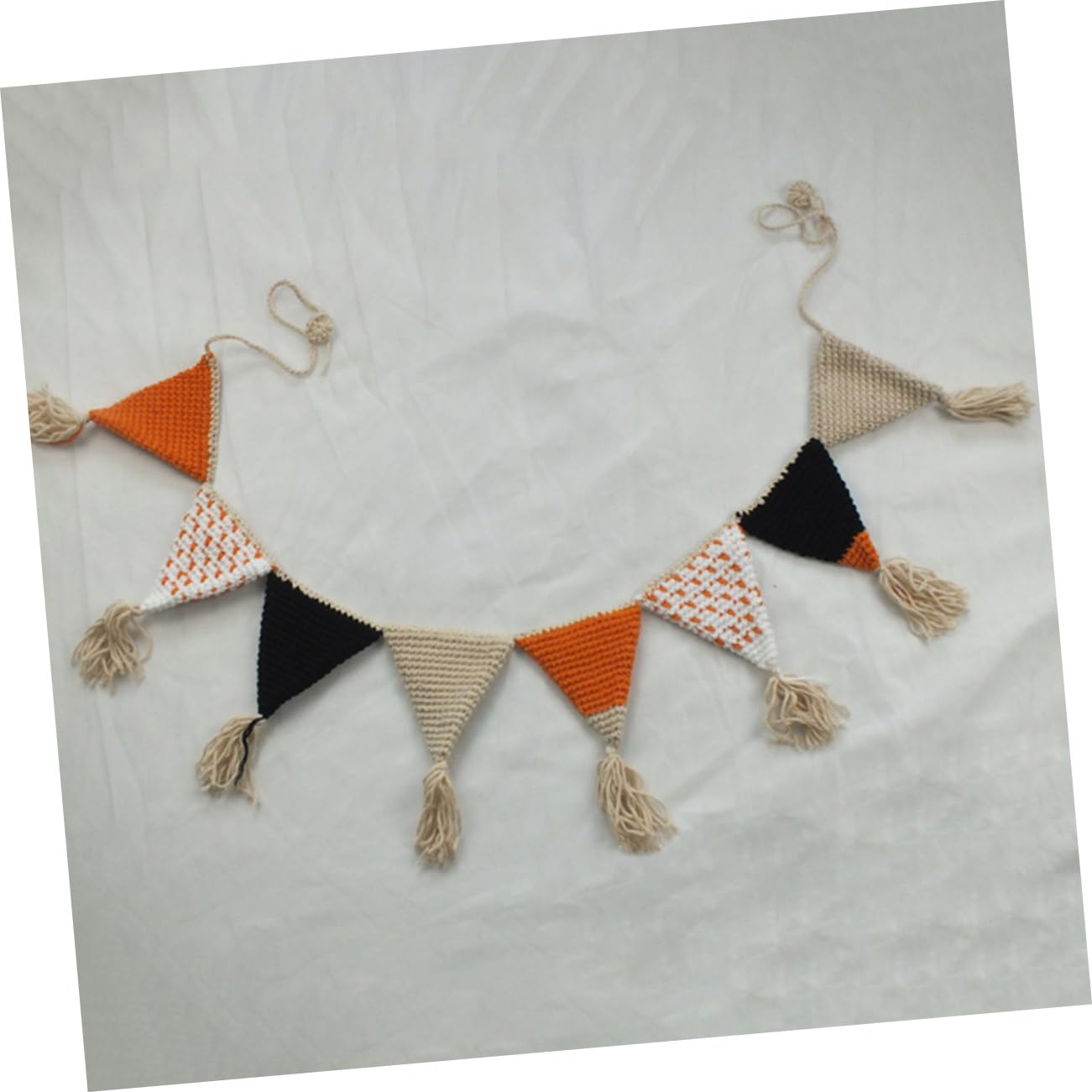 UPKOCH 2 Piezas Banderín Guirnalda Del Empavesado Guirnalda De Pancartas Decoración De La De Los Niños Empavesado De Crochet De Algodón Del Empavesado De Algodón