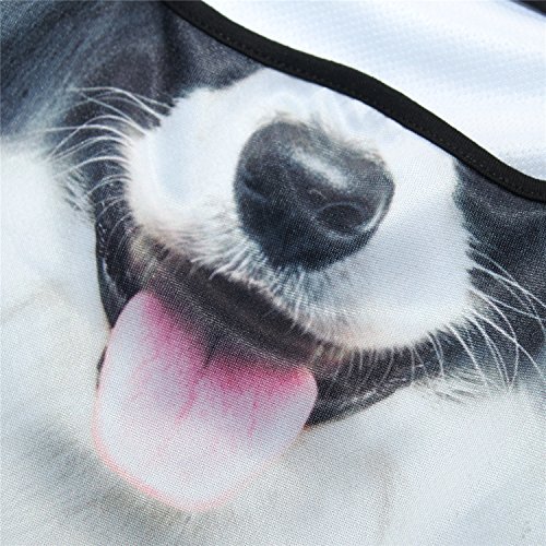 Image of WTACTFUL 3D Animal Ears Balaclava, Breathable Face Mask for Halloween