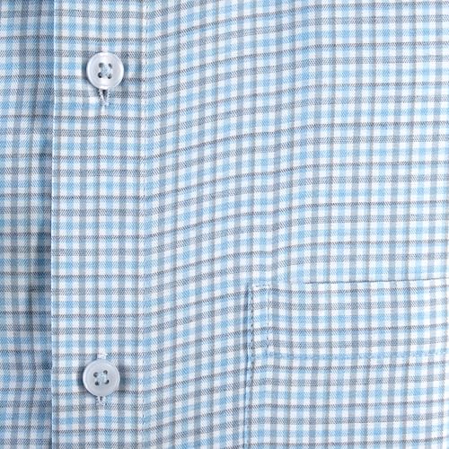 Image of 7-DAYS Men's Premium Checks Formal Shirt - Cotton Rich, Regular Fit, Full Sleeve, with Pocket, Wrinkle Resistant - Stylish Office & Everyday Wear.