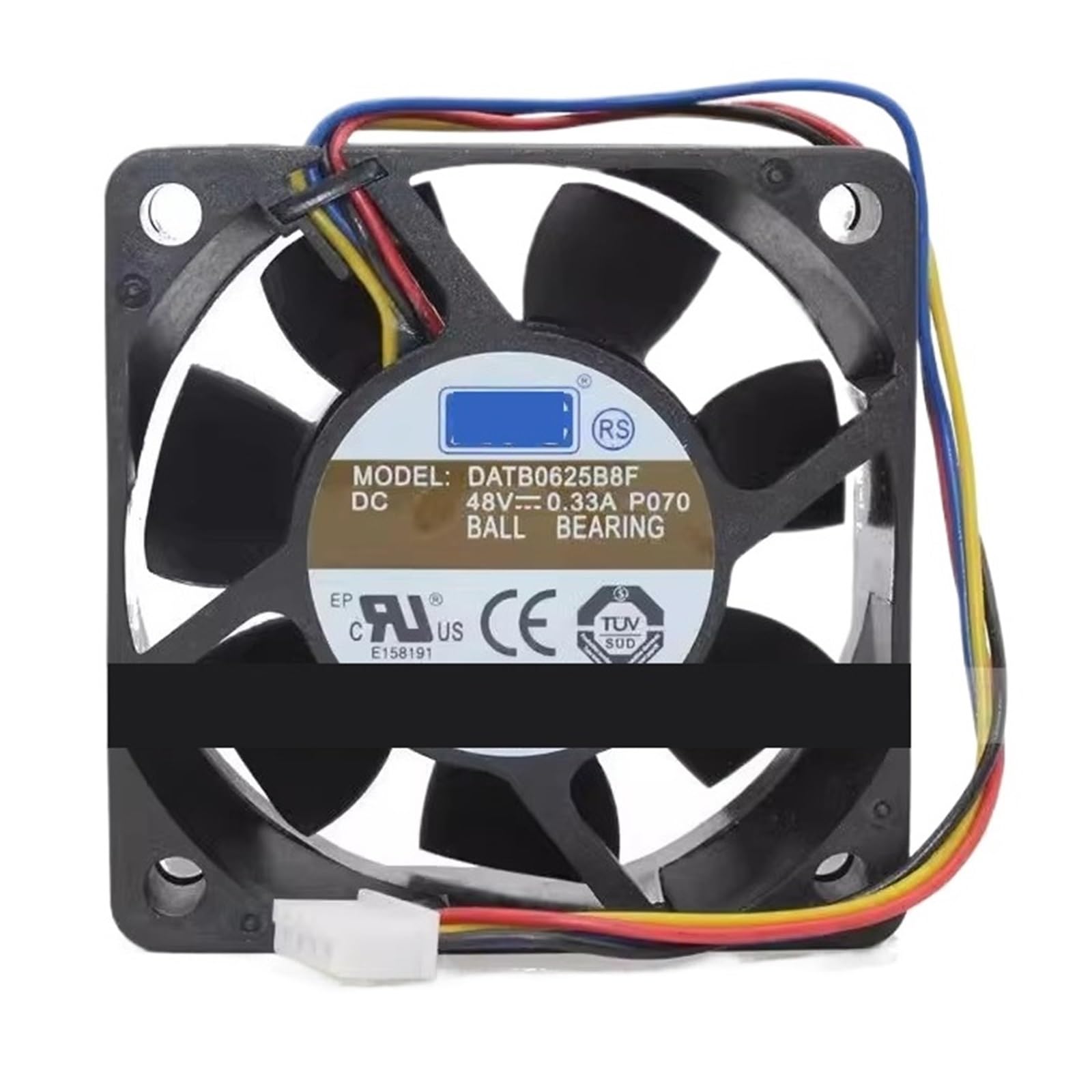 ZBWZXBDJ DATB0625B8F 60 * 60 * 25MM 48V 0.33A 6CM 4-wire cooling fan