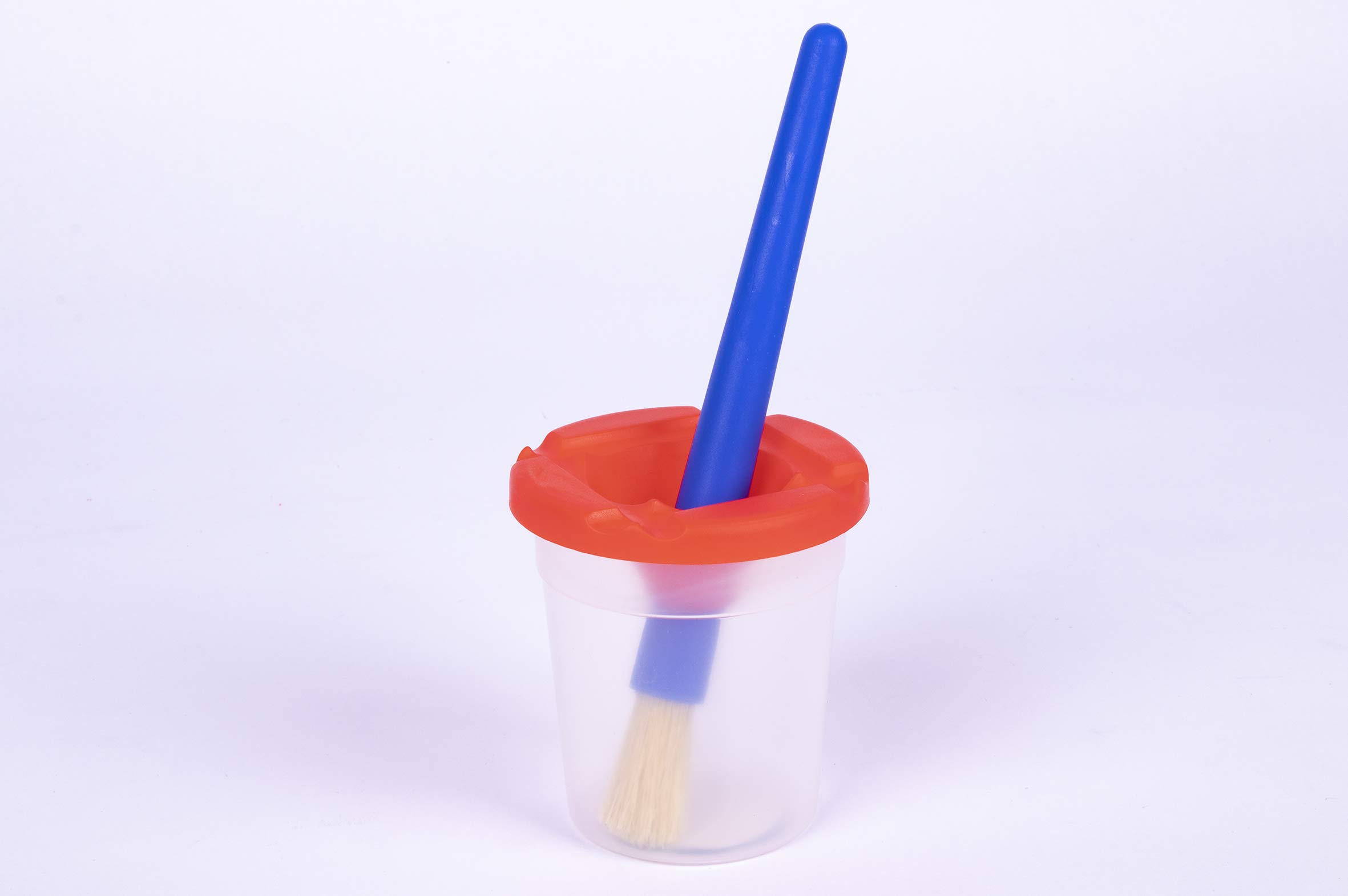 Gobelet Anti-renversement Apli Kids – 7cm, Couvercle Hermétique, Trou Pour Pinceau – Idéal Peinture Enfant Dès 3 Ans