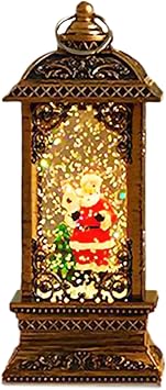 Christmas Snow Globe Lantern Winter Holiday Ornament