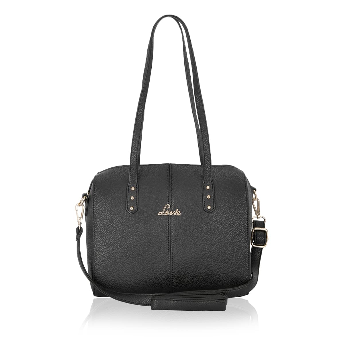 Lavie Womens Trios Medium Box Bag Black Ladies Purse Handbag (B077QLPL5F) Amazon Price History, Amazon Price Tracker