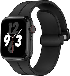 コンパチブルプルウォッチ バンド シリコーン磁気アッメンズ レディース 対応 Apple Watch バンド 男女 49mm 46mm 45mm 44mm 42mm 41mm 40mm 38mmゴムマグネット式 スポーツバンド 防水 apple watch ベルト対応iWatch 専用Ultra/SE 3/2/1 Series 11/10/9/8/7/6/5/4/3/2/1