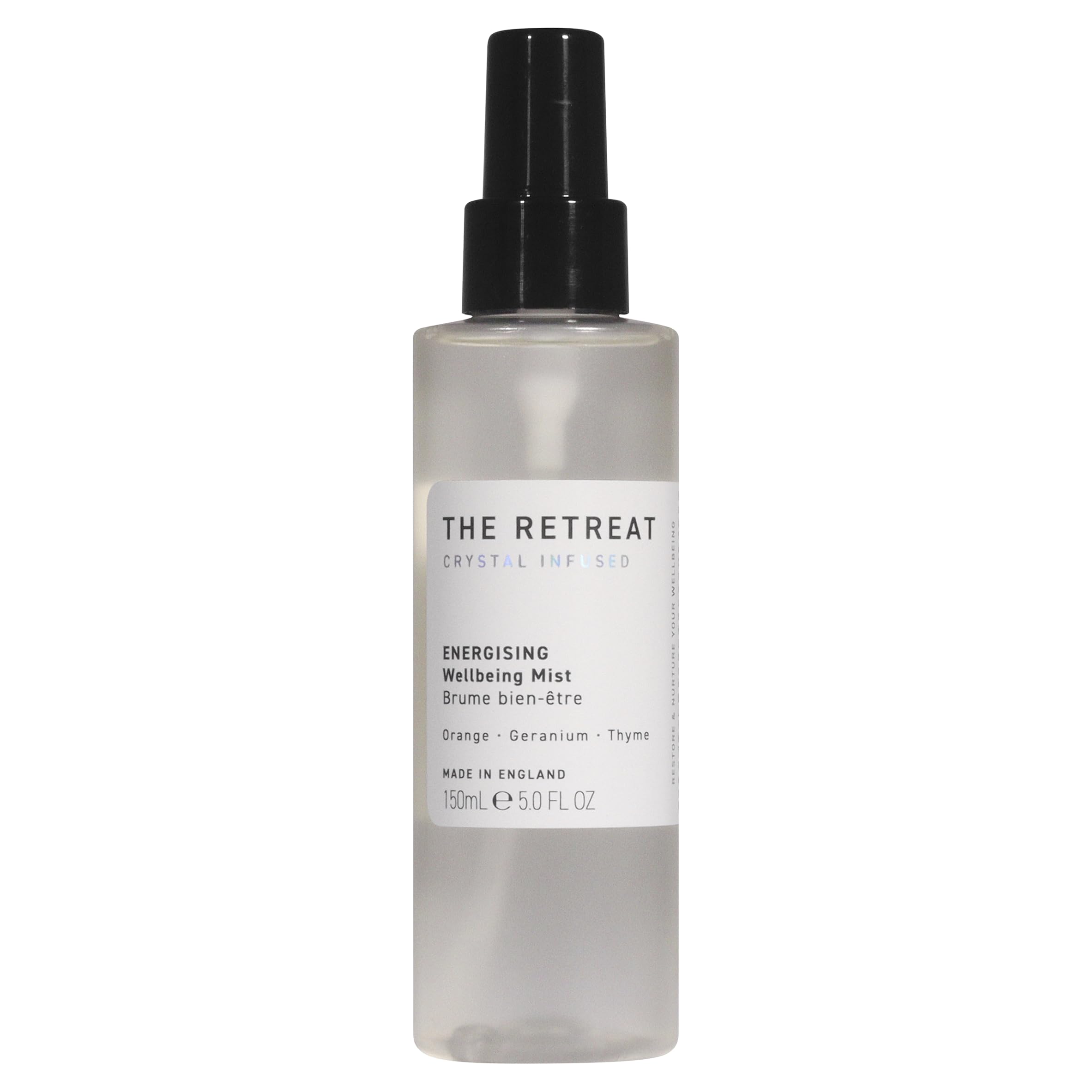 The Retreat Crystal Infused Energising Wellbeing Mist 150ml