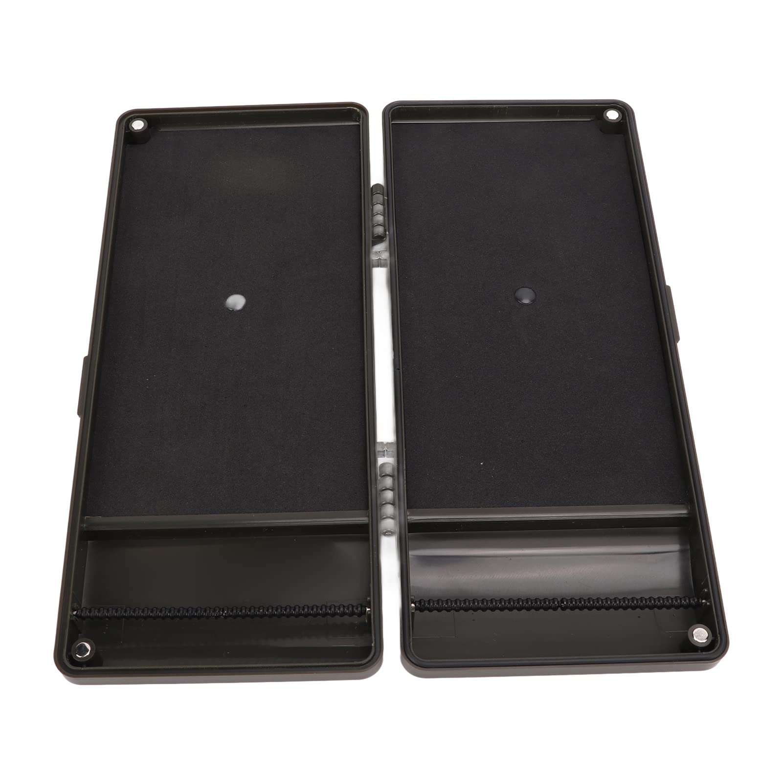 Caja de aparejos de pesca de carpa al aire de 2 capas, caja de almacenamiento de aparejo de pesca con 30 pines, caja de aparejo de plástico de doble capa para equipo de anzuelo