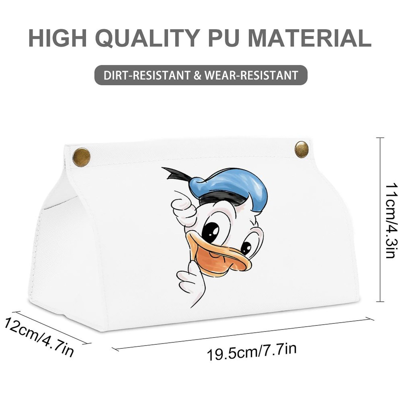 Amazon｜ティッシュケース ドナルドダック ティッシュボックス PU
