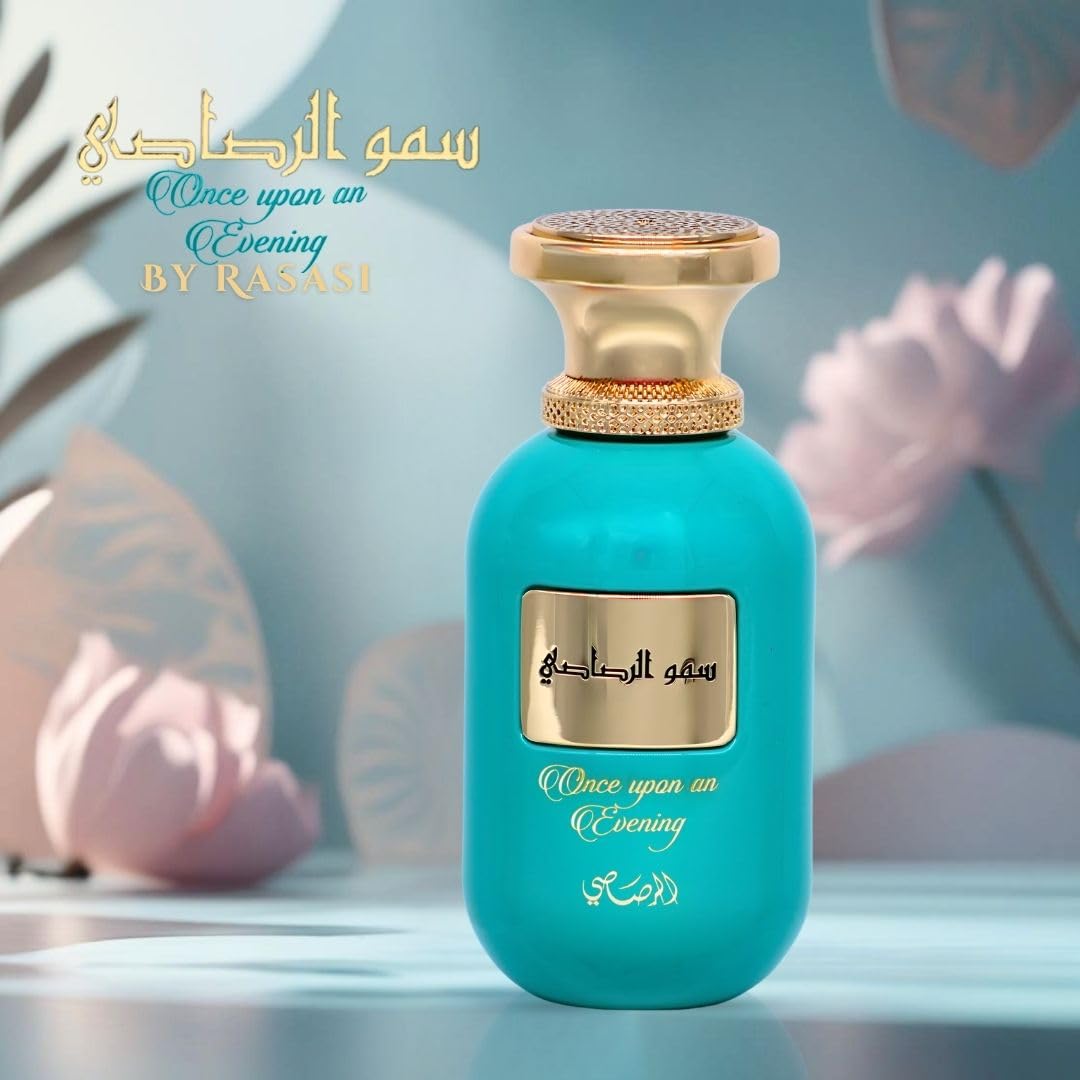 RASASI Somow Al Once Upon an Evening Eau de Parfum Spray 100ml (3.4 oz) | Sweet Vanilla Gourmand Perfume with Peony & Raspberry | Luxurious Unisex Fragrance