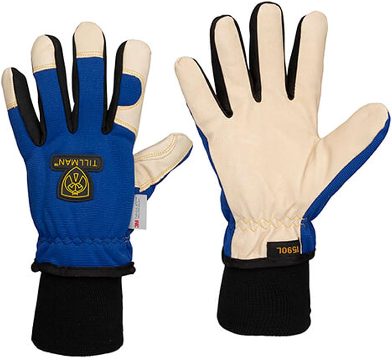 1590-L Glove Top Grain Pigskinpalm Thinsulate Lined Lrg