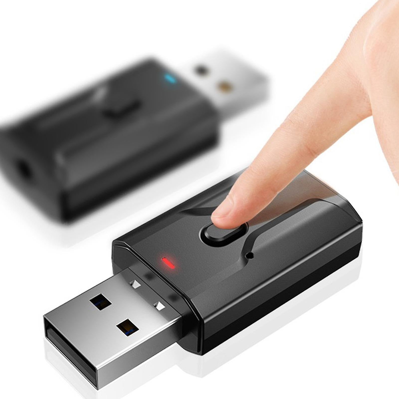 SSF24 Bluetooth 5.0 Receiver And Aux Adapter - Wireless USB Audio Transmitter For Car Or Home Stereo - View #2