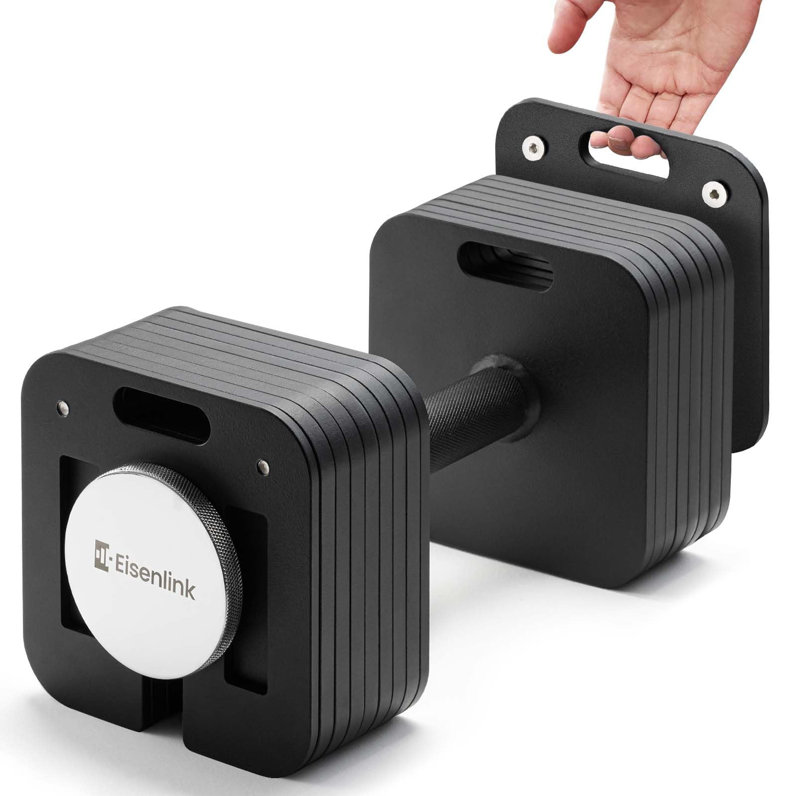 Eisenlink Adjustable Dumbbell 4-36kg Weight Set - Adjustable Dumbbell Set with Anti-slip Handle 2kg Increments Innovative Easy Safe Locking Mechanism for Home Gym FitnessEisenlink Adjustable Dumbbell 4-36kg Weight…