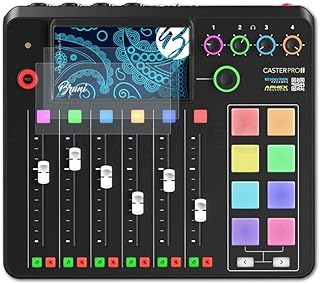 Bruni Screen Protector compatible with Rode RodeCaster Pro II Protector Film, crystal clear Protective Film (2X)