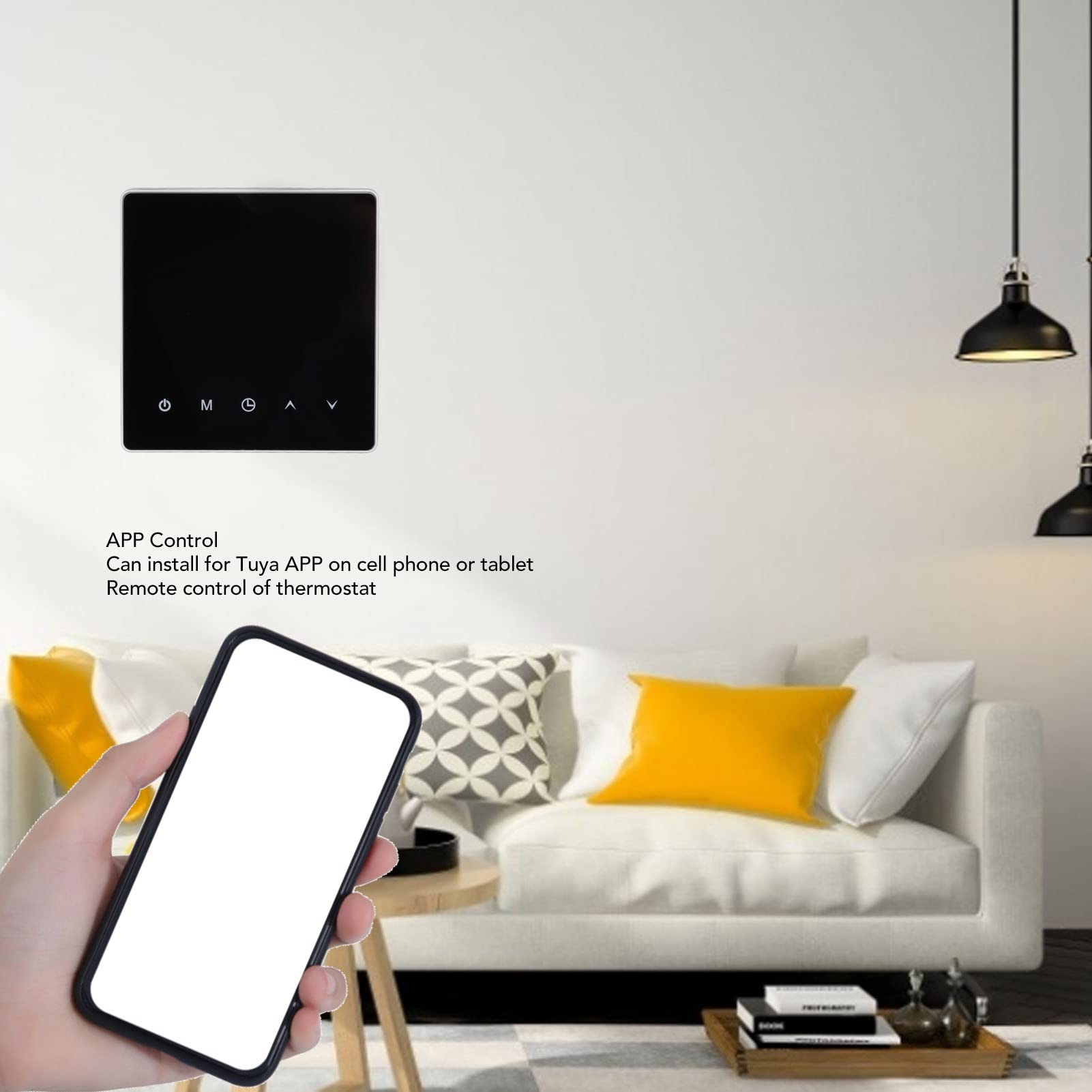 Inteligentny termostat dotykowy 7 dni programowalny App Control Plumbing TemperaturController do domu