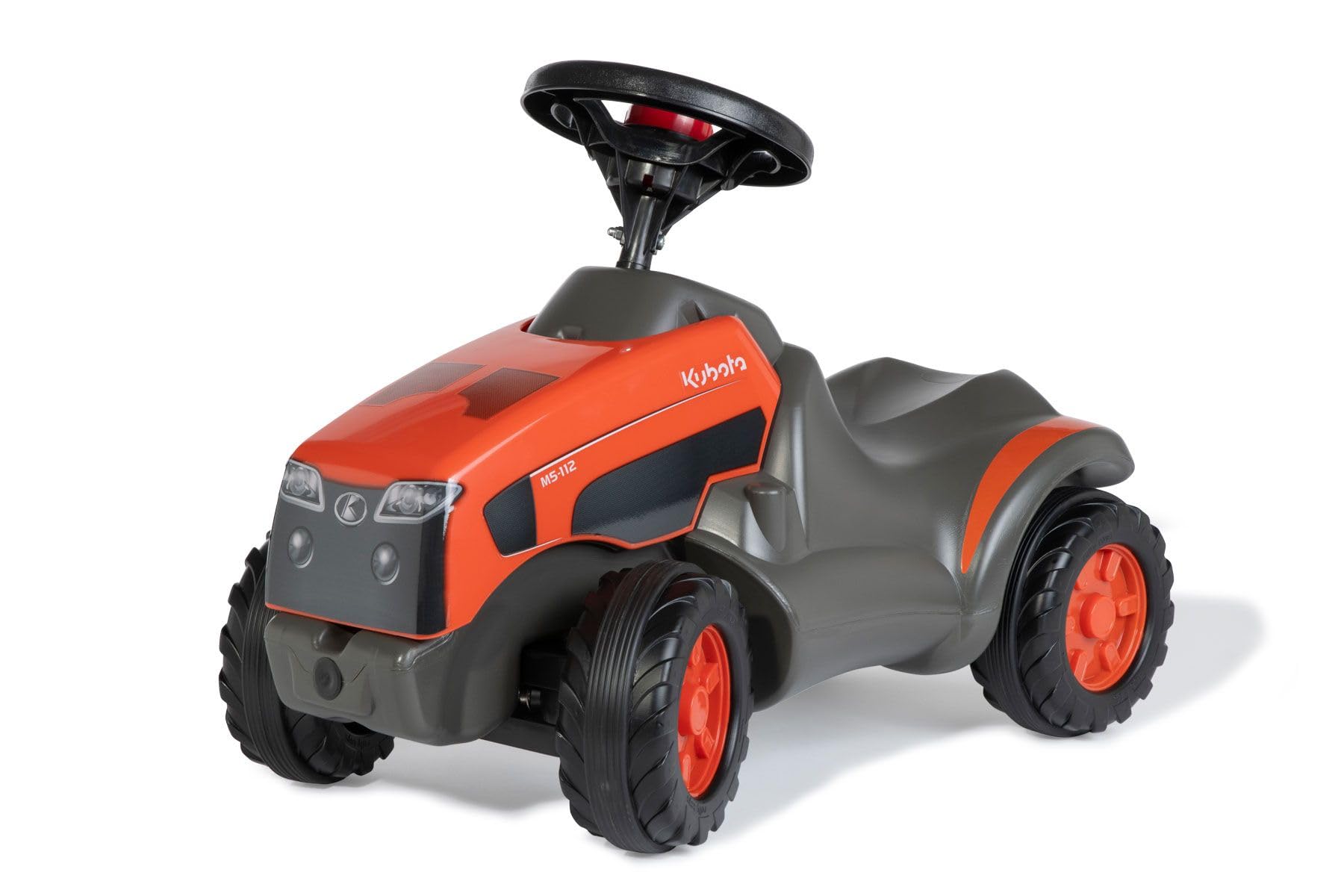 Rolly Toys rollyMinitrac Kubota 13 271 3 (ślizgacz dla niemowląt, z półką pod maską, wgłębienie na kolana, pojazd dziecięcy, zabawka dla dzieci)