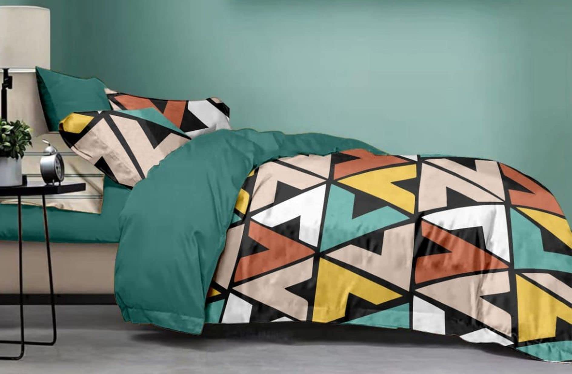 Shahi Concept XXXL King Size Bedsheet || 110x120 inch, 10 Feet Bedsheet || Super King Size with 2 Pillow Covers || 240 TC Soft Rich Fabric || Red