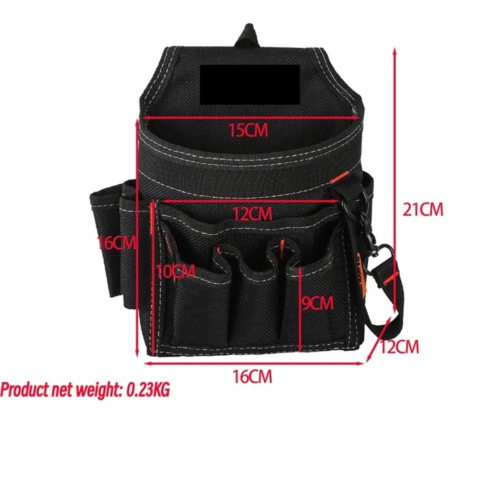 Étui pour Perceuse Pochette d'électricien résistante à l'usure, Portable avec Ceinture de Taille rembourrée Douce, Sac Outils bandoulière, Petit étui perceuse