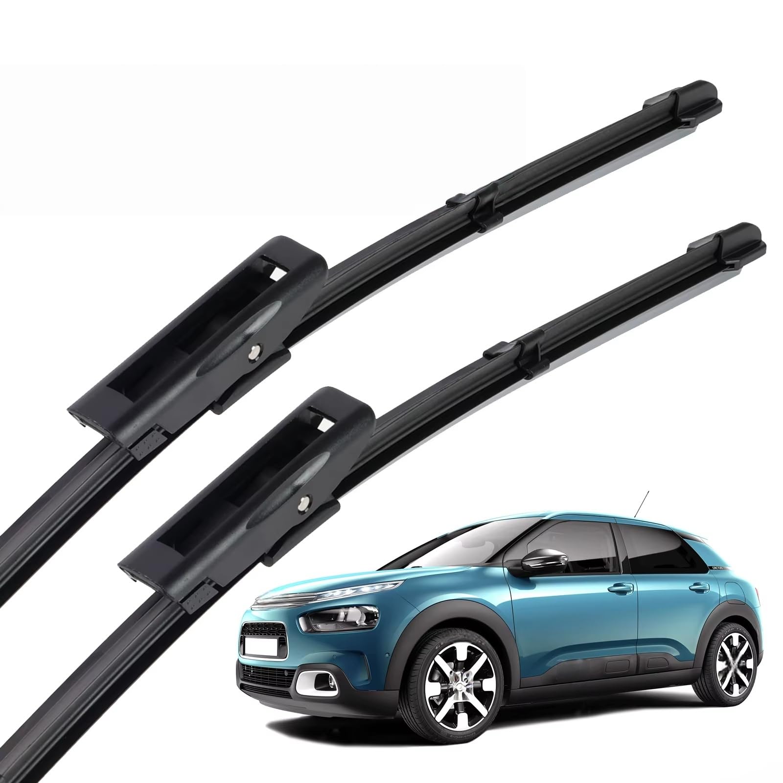 PAPEP Windscreen Wiper Blades for Citroen C4 Cactus 2014-2023 26"+18", Front Replacement Wipers OEM Quality Water Repellent Rubber Automotive Windshield