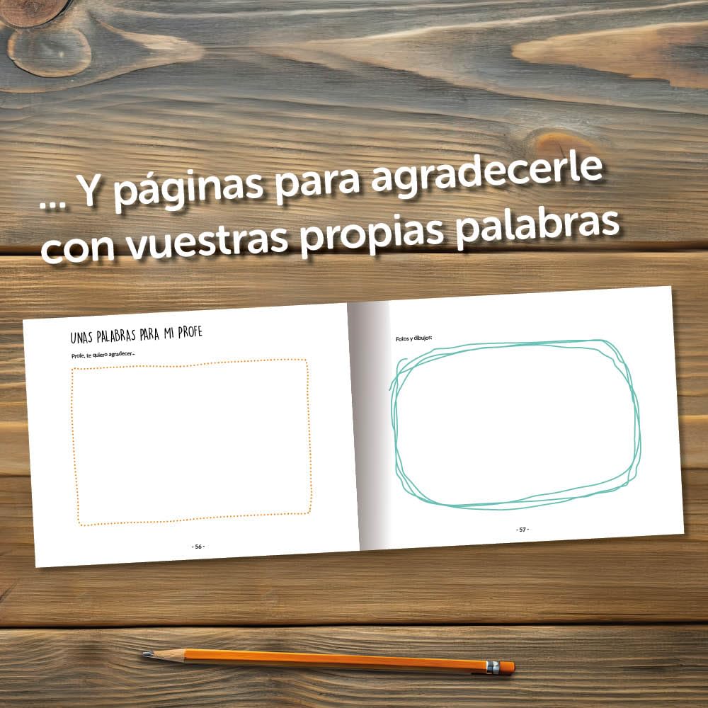 Calledelregalo Profesores y profesoras: Libro '¡Gracias, profe!’