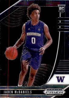2020-21 Panini Prizm Draft Picks #51 Jaden McDaniels Washington Huskies Basketball Card