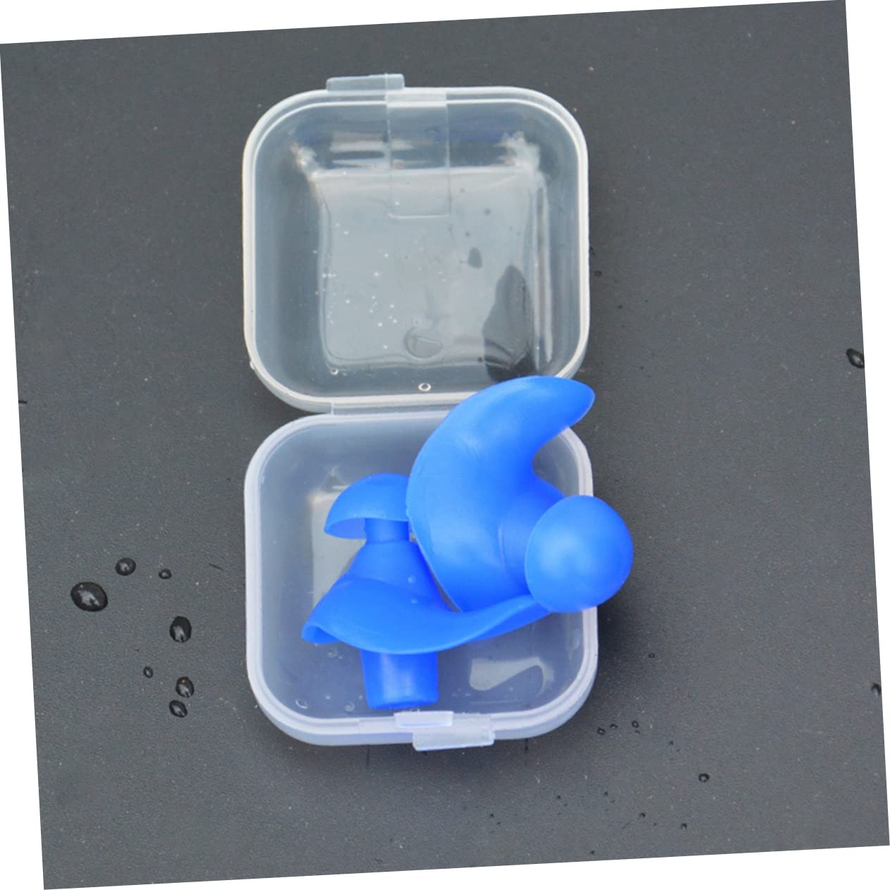 FRCOLOR 15 Pairs Silicone Swimming Ear Plugs Ergonomic Waterproof Noise-reducing Earplugs Cord for Swimmers