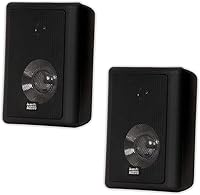 Vista 1 de Acoustic Audio 151B - Altavoces de 2 vías para interiores y exteriores, 600 vatios, par negro