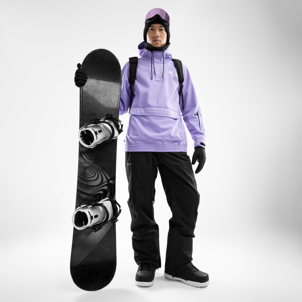 SIROKO - Giacca da Snowboard con Tasca a Marsupio W3 Halti